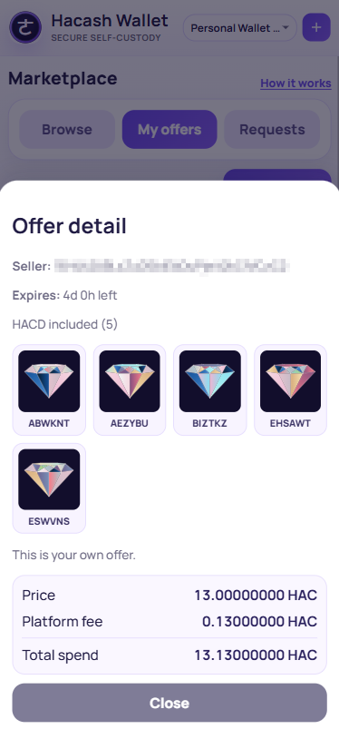 Offer detail