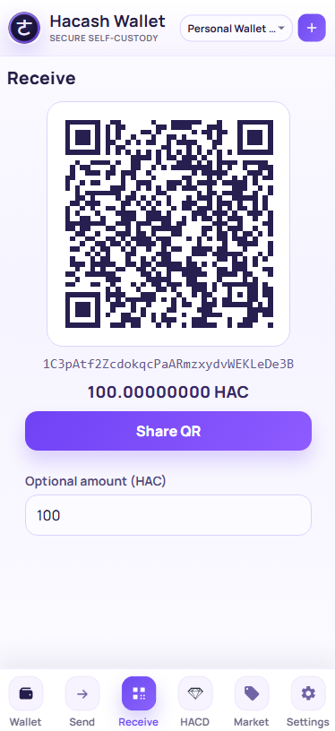 QR Receive